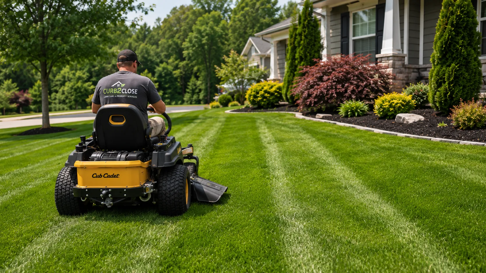Lawn mowing